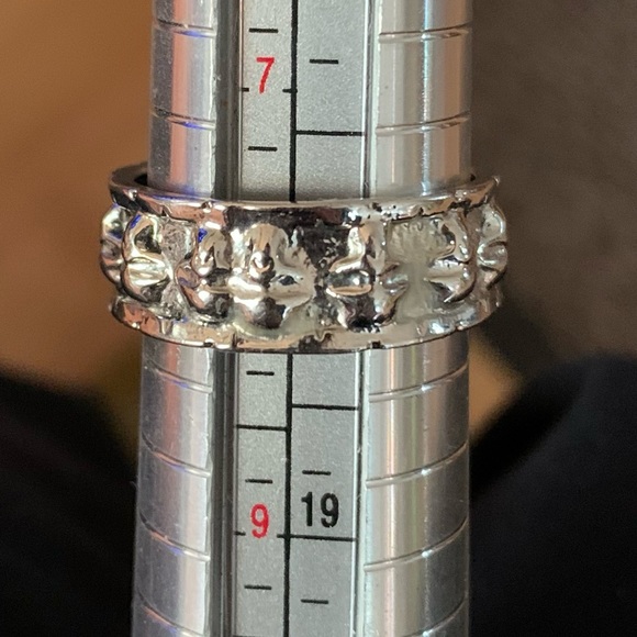 Faux Turquoise Pendant Earring & Ring Set - Picture 4 of 11